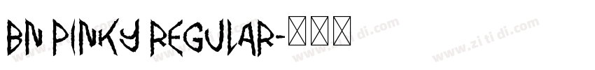 BN Pinky Regular字体转换